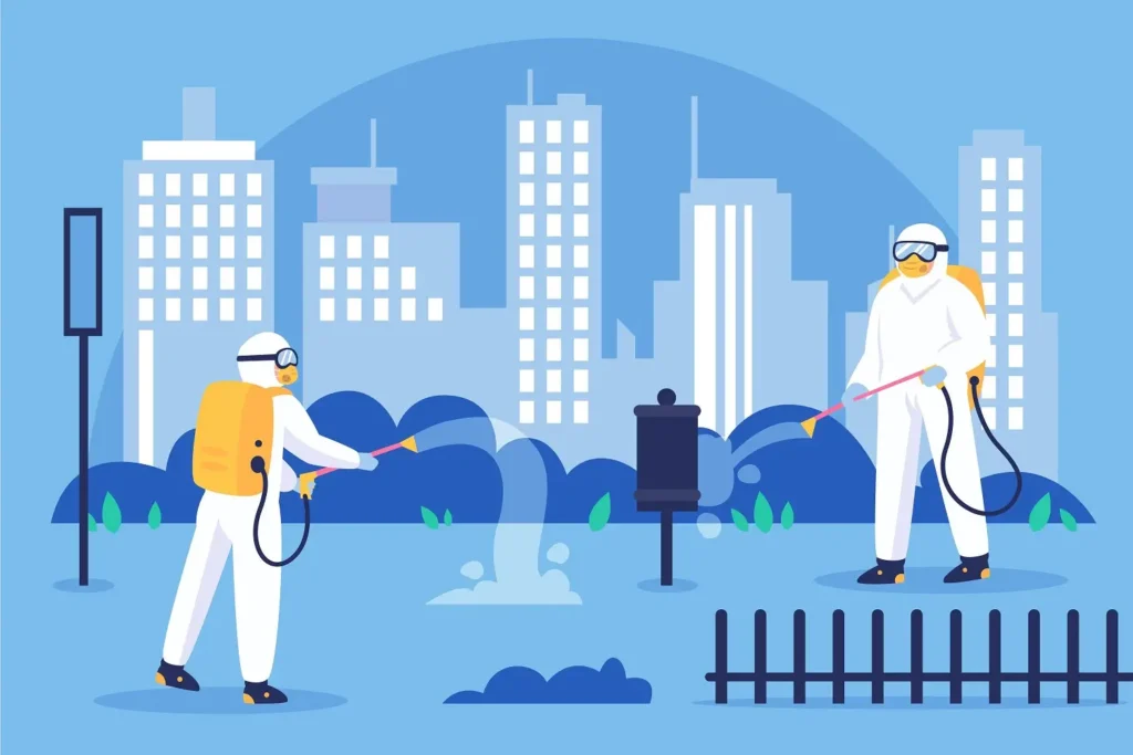 شركة النجيب - خدمات المكافحة - مكافحة الحشرات - مكافحة الحشرات الزاحفة - مكافحة الحشرات الطائرة - رش مبيدات