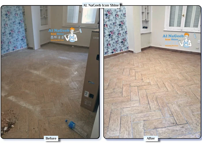 قبل و بعد التنظيف - Before and after cleaning service - تنظيف شاليهات تنظيف فلل - شركة تنظيف